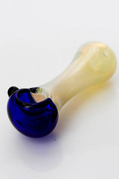 3.5" soft glass 5208 hand pipe- - One Wholesale