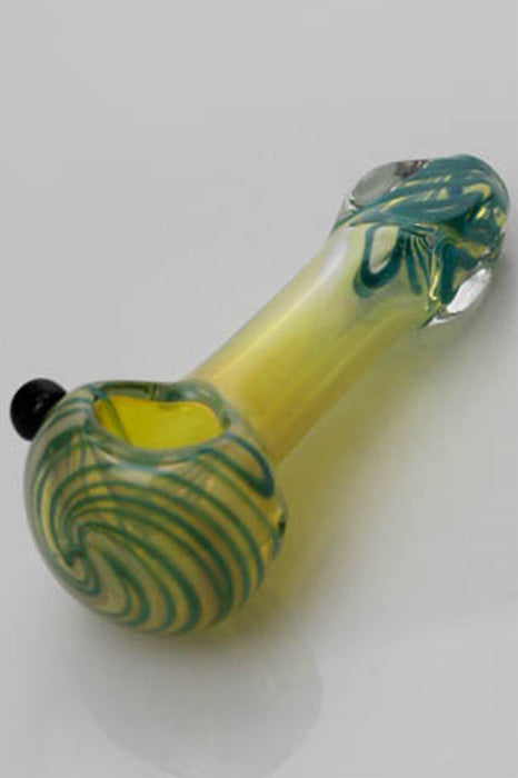 5" soft glass 5213 hand pipe- - One Wholesale