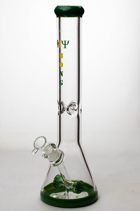 16" my bong cannon diffuser glass water bong Glass Bong ONE Jade