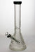 15 in. Metallic 9 mm glass beaker bong- - One Wholesale