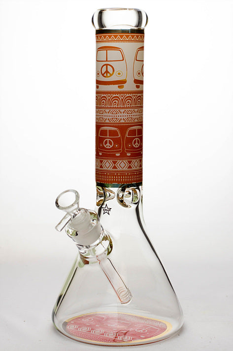 13" peace bus 9 mm classic beaker glass bong Glass Bong ONE