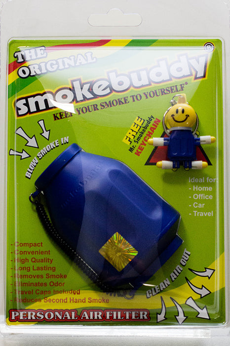 Smokebuddy Original Personal Color Air Filter-Blue - One Wholesale