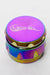 Genie 4 parts rainbow color herb grinder- - One Wholesale