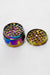 Genie 4 parts rainbow color herb grinder- - One Wholesale