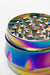 Genie 4 parts rainbow color herb grinder- - One Wholesale