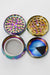 Genie 4 parts rainbow color herb grinder- - One Wholesale