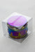 Genie 4 parts rainbow color herb grinder- - One Wholesale