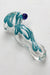 3.5" soft glass 5282 hand pipe- - One Wholesale