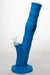 13" Genie Detachable silicone solid color straight bong-Blue - One Wholesale