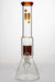 16" Infyniti 7 mm thickness single 8-arm glass water bong- - One Wholesale
