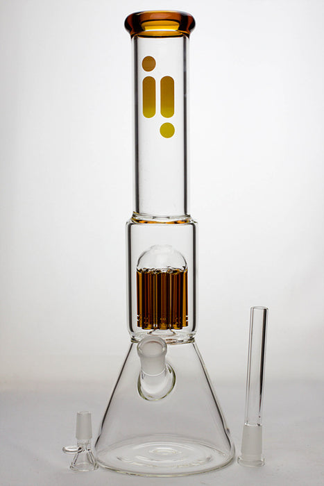 16" Infyniti 7 mm thickness single 8-arm glass water bong Beaker Bong ONE
