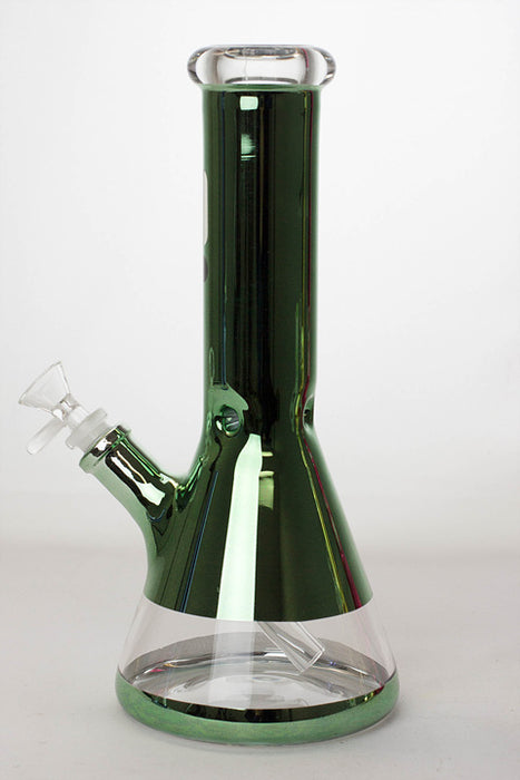 12" Infyniti 7 mm metallic classic beaker bong- - One Wholesale