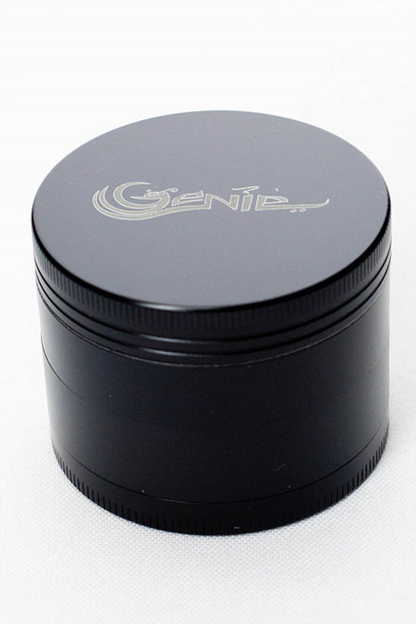 4 parts genie metal herb grinder-Black - One Wholesale