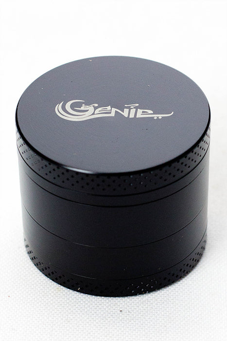 4 parts genie metal herb mini grinder-Black - One Wholesale