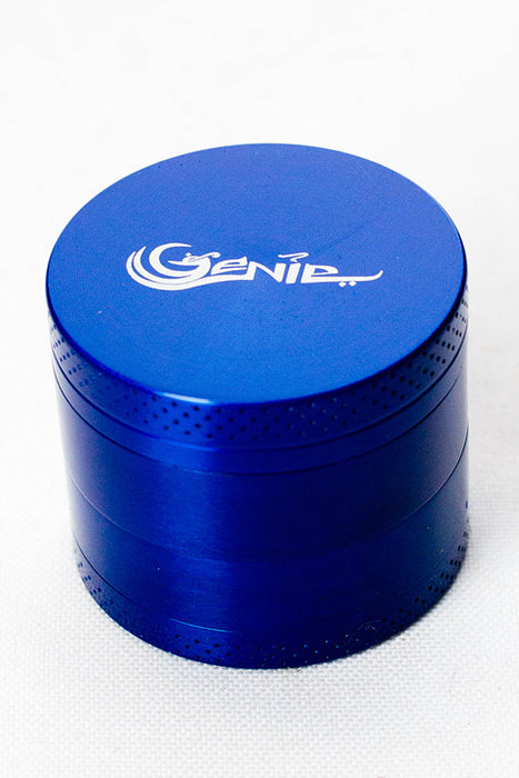 4 parts genie metal herb mini grinder-Blue - One Wholesale