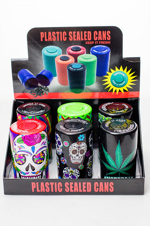 Plastic sealed Cans display Box Storage ONE
