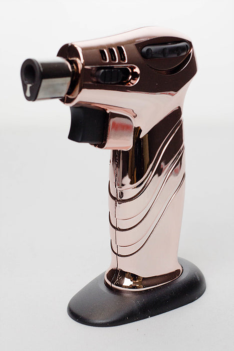 Adjustable Single Torch Lighter-HL5008-Rose Gold - One Wholesale