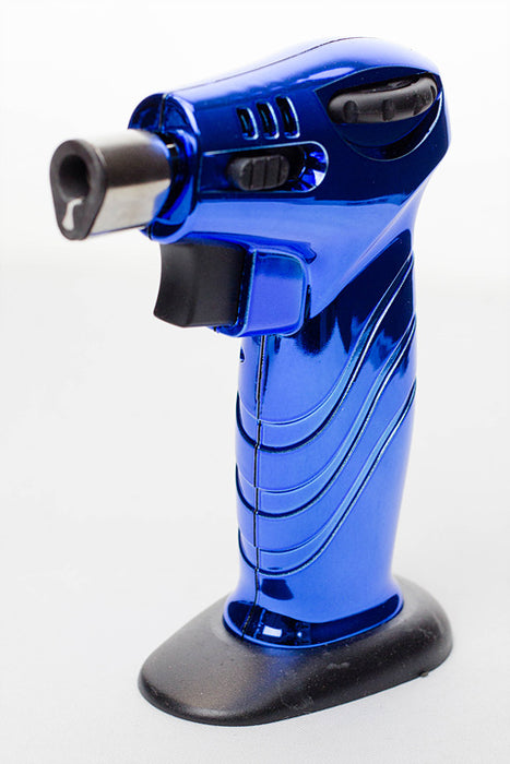 Adjustable Single Torch Lighter-HL5008-Blue - One Wholesale