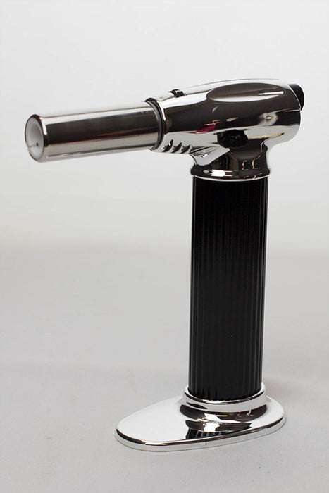 Adjustable Single Jet Torch Lighter-Black - One Wholesale