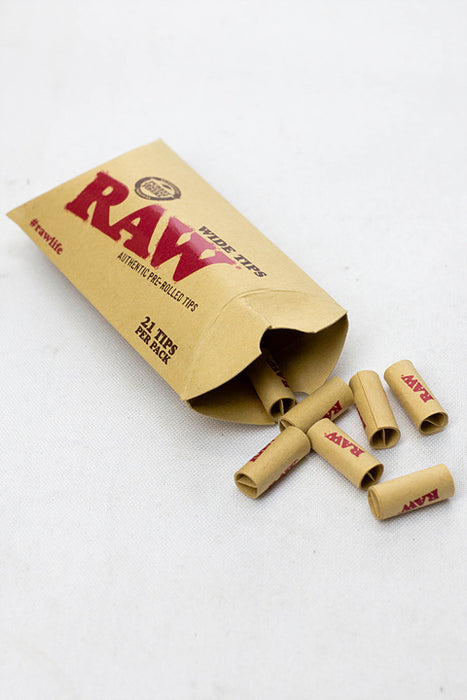 Raw Rolling paper pre-rolled wide filter tips- - One Wholesale