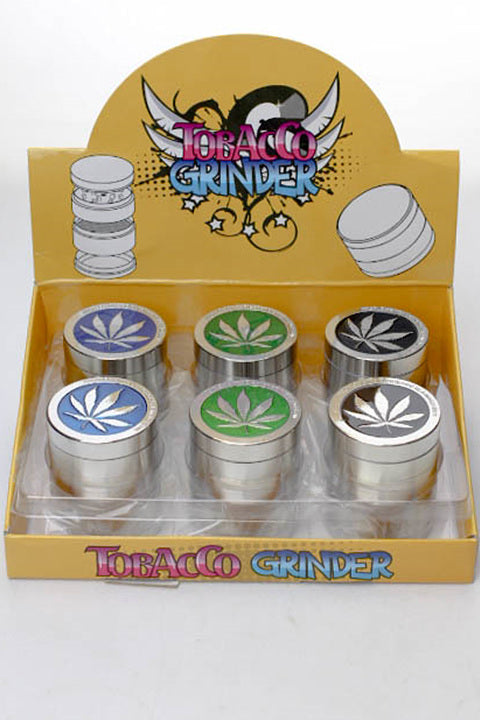 4 parts leaf metal grinder displays- - One Wholesale