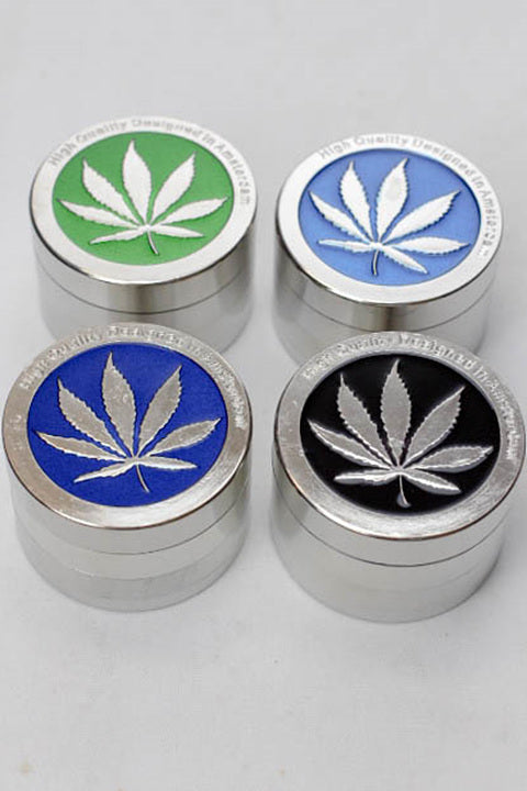 4 parts leaf metal grinder displays- - One Wholesale