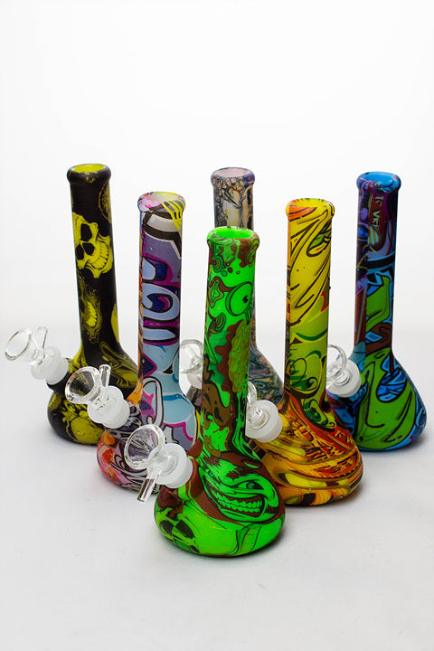 7.5" silicone tube mini water bong Resin · Silicone · Plastic Bong ONE