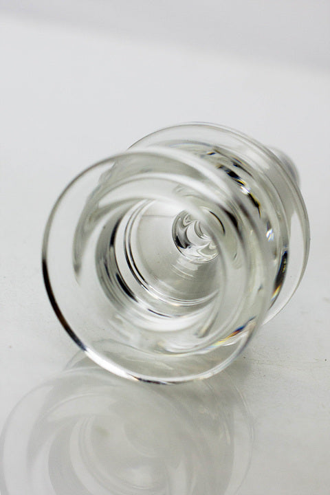 Cyma recta glass male bowl- - One Wholesale