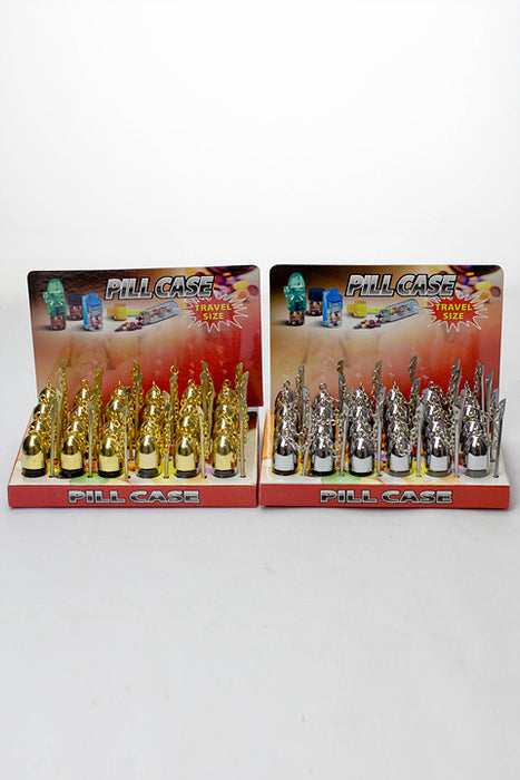 2.5 ml 24-Piece Glass Vials with metal spoon- - One Wholesale