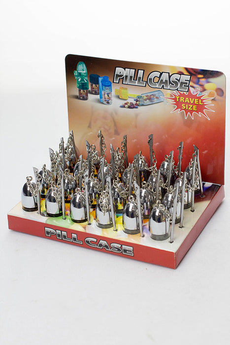 2.5 ml 24-Piece Glass Vials with metal spoon-Silver Cap - One Wholesale