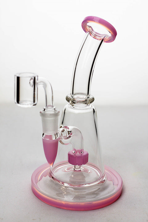 8" showerhead diffuser rig with a banger Glass Rig ONE