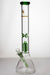 17.5" Infyniti 7 mm thickness single 4-arm glass water bong-Green - One Wholesale