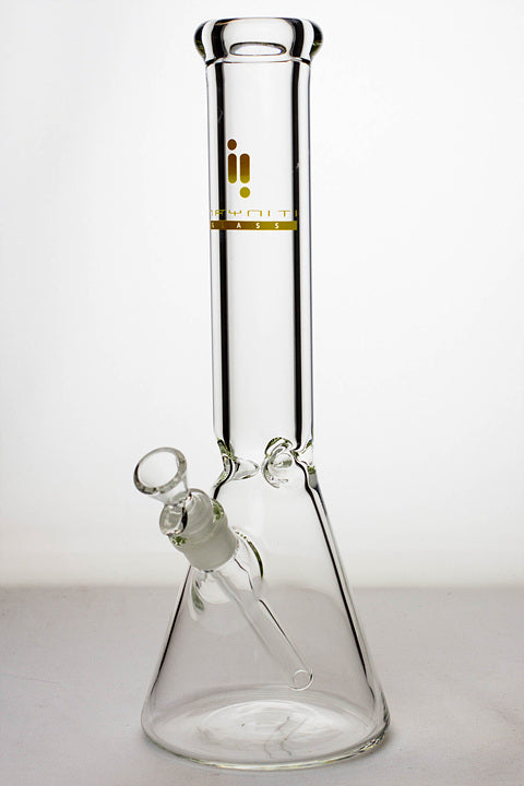 14" infyniti 9 mm beaker glass water bong- - One Wholesale