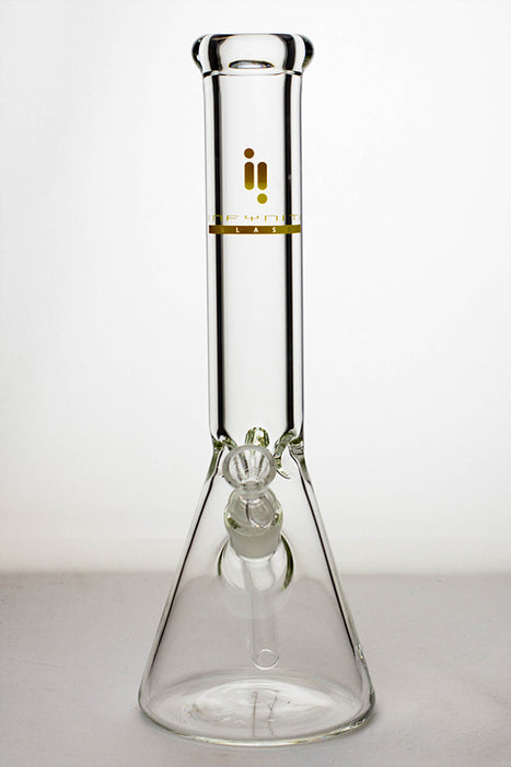 14" infyniti 9 mm beaker glass water bong- - One Wholesale