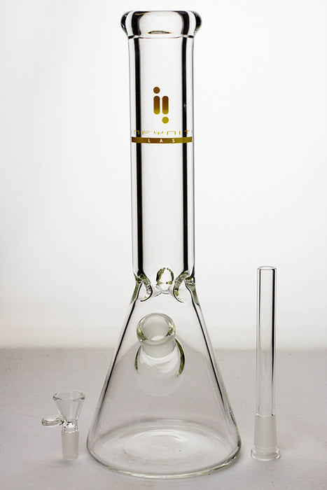 14" infyniti 9 mm beaker glass water bong- - One Wholesale
