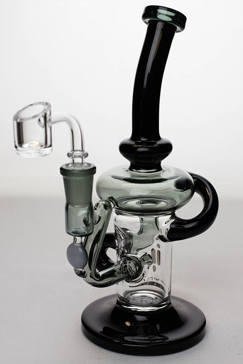 9" Infyniti swirl recycled rig Glass Rig ONE