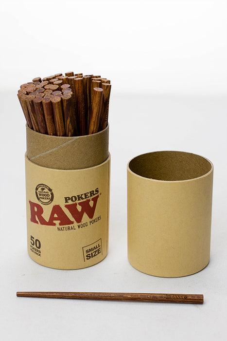 RAW Natural Wood Pokers-Small (5.5") - One Wholesale