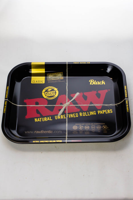 Raw Large size Rolling tray-Black - One Wholesale
