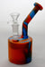 7" Detachable silicone bubbler Silicone Bong ONE OR/BL