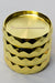 Infyniti 4 parts metal herb grinder 7506-Gold - One Wholesale