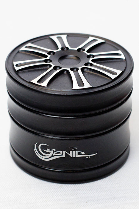 Genie 8 spokes rims aluminum grinder-Black - One Wholesale