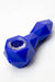 Silicone hand pipe with multi holes glass bowl- - One Wholesale