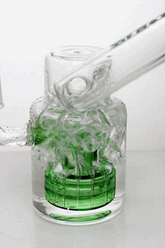 7 in. NG 2-in-1 shower head bubbler Glass Rig ONE