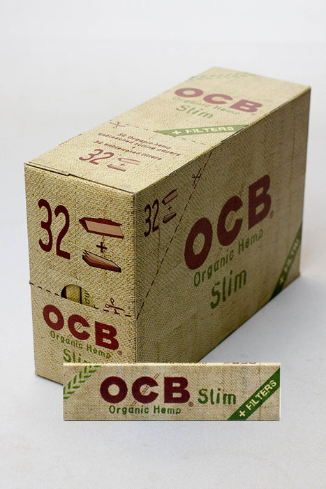 OCB Organic Hemp range-King size+Filter - One Wholesale