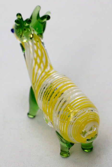 Standing Deer Small glass hand pipe Glass Hand Pipe ONE