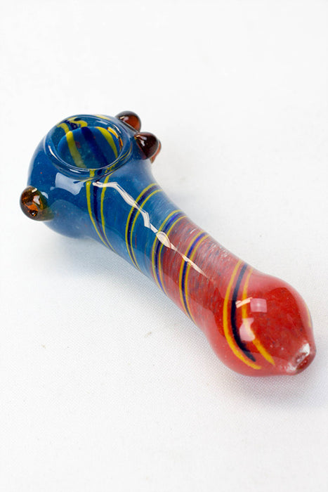 4.5" soft glass 5879 hand pipe- - One Wholesale