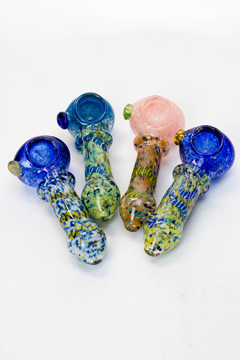 4.5" soft glass 5880 hand pipe Glass Pipe ONE