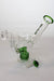 7 in. NG 2-in-1 shower head bubbler-Green - One Wholesale