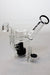7 in. NG 2-in-1 shower head bubbler-Black - One Wholesale