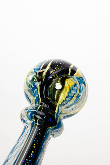 Heavy dichronic 5886 Glass Spoon Pipe Glass Pipe ONE